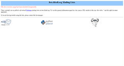 Desktop Screenshot of lists.libsdl.org